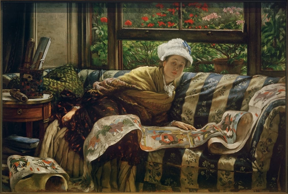 Giuseppe De Nittis - Donna sul divasno, Pinacoteca Comunale De Nittis, Barletta